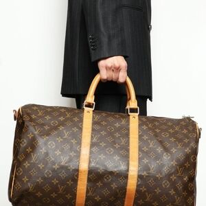 Louis Vuitton Brown Monogram BlKeepall 50